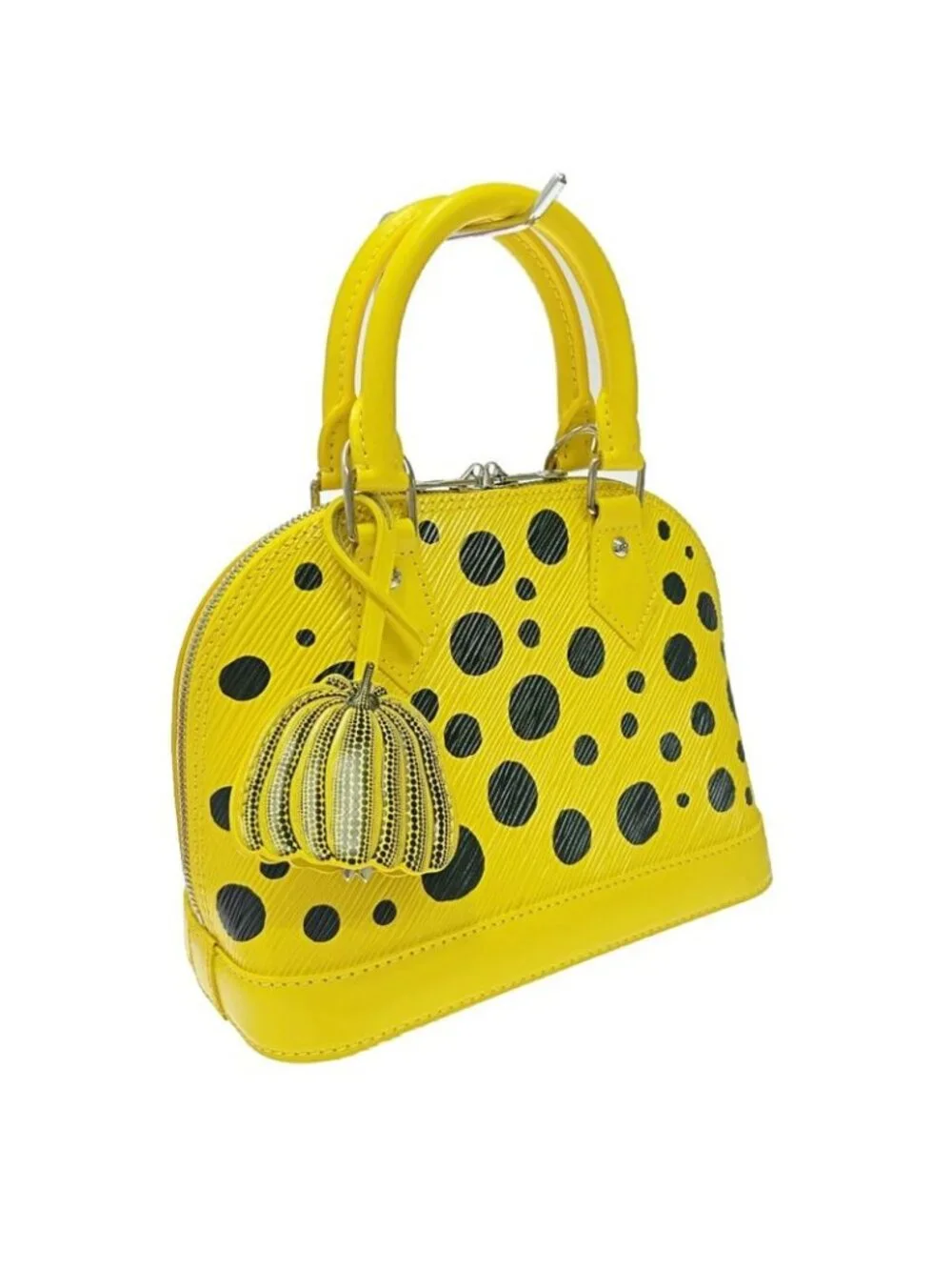 Louis Vuitton Epi Alma BB Yayoi Kusama Jone Noir